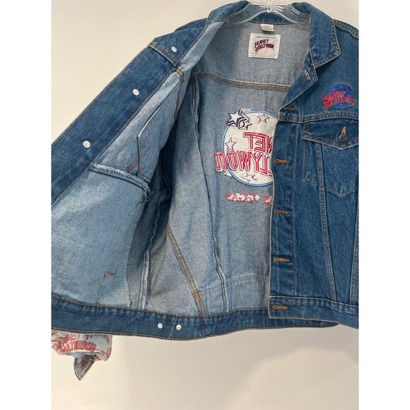 Vintage Planet Hollywood Las Vegas Denim / Jean Jacket Unisex Size Medium - Picture 6 of 12